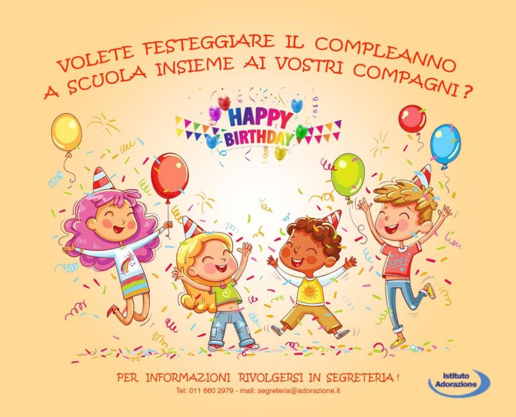 Festeggia il compleanno con noi