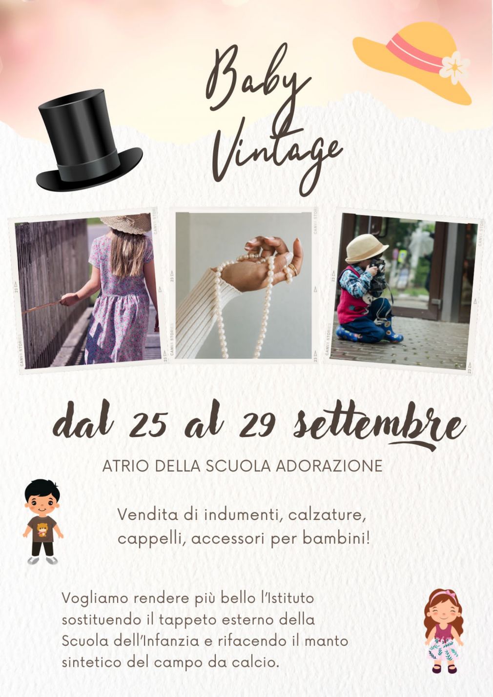 Baby Vintage 2023: il mercatino vintage della scuola