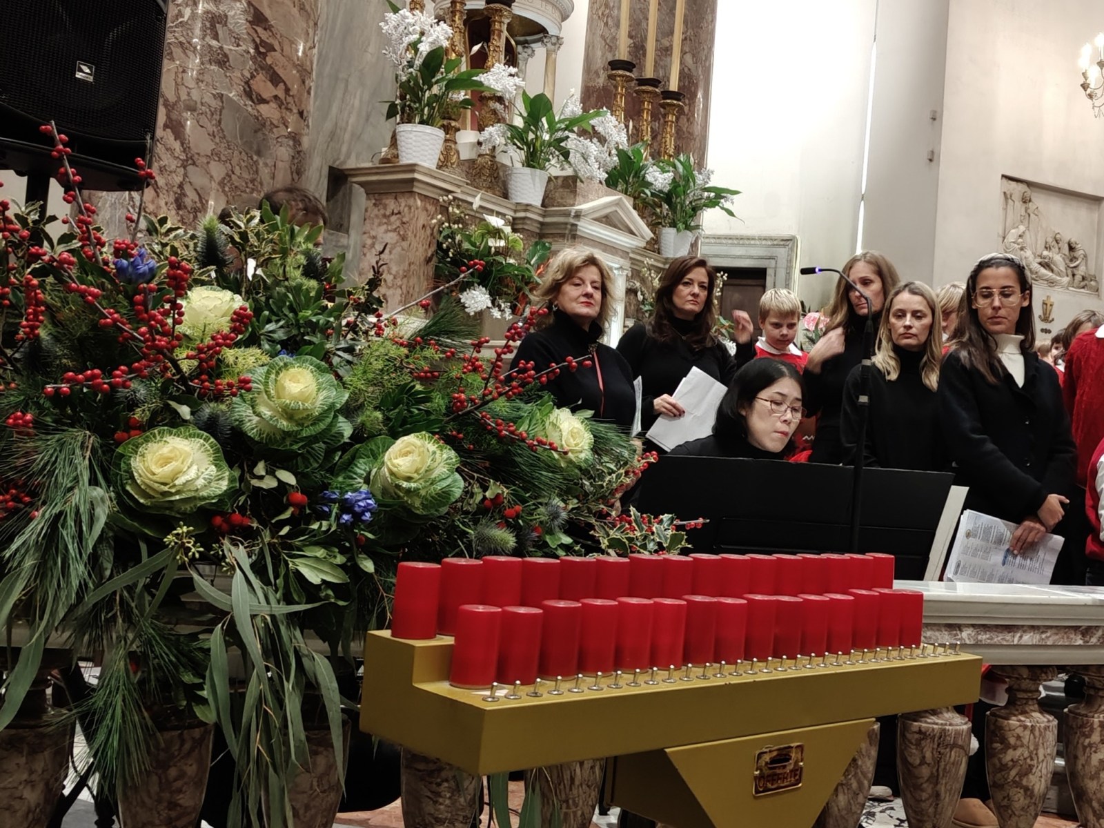 Coro dei genitori e Yuka Gohda